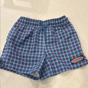Vineyard Vines Blue and Red Patriotic Swim Trunks